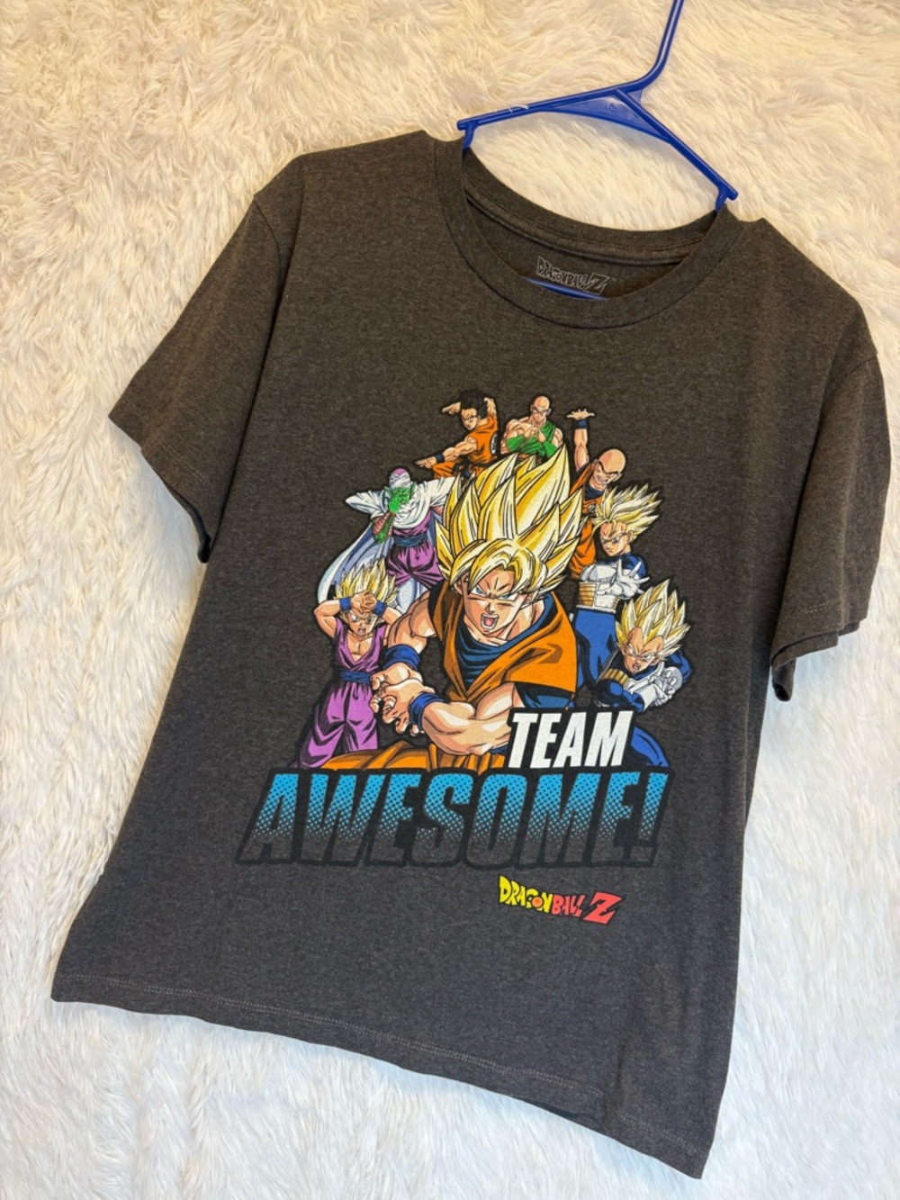 Dragon Ball Z “Team Awesome” Graphic Kids T-Shirt | Size Large 🧡 🔥 - Picture 4 of 16